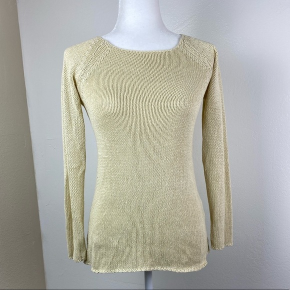Vero Moda Cream Chunky Knit Long Sleeve Sweater women’s size XS - Picture 9 of 10